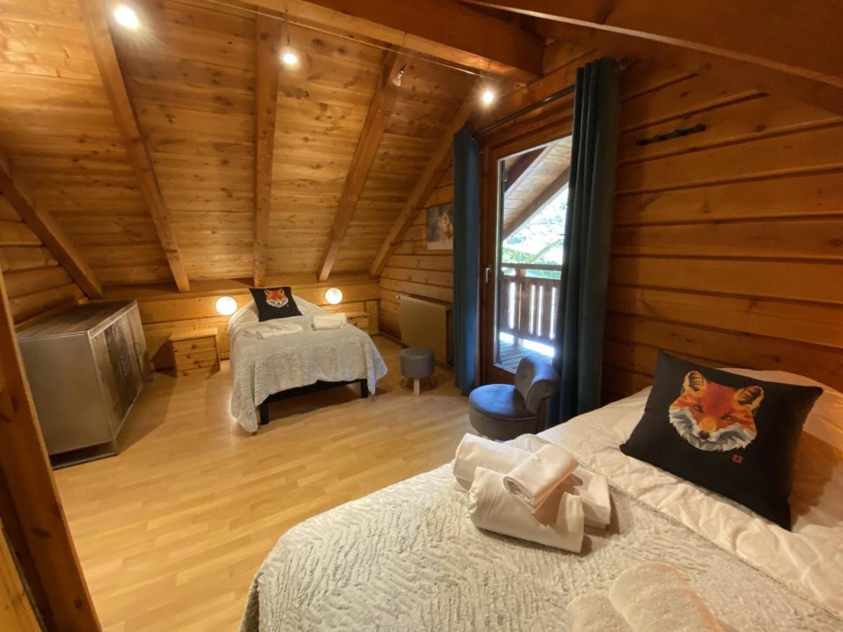 LE RENARD Chalet en bois La Bresse Extérieur photo